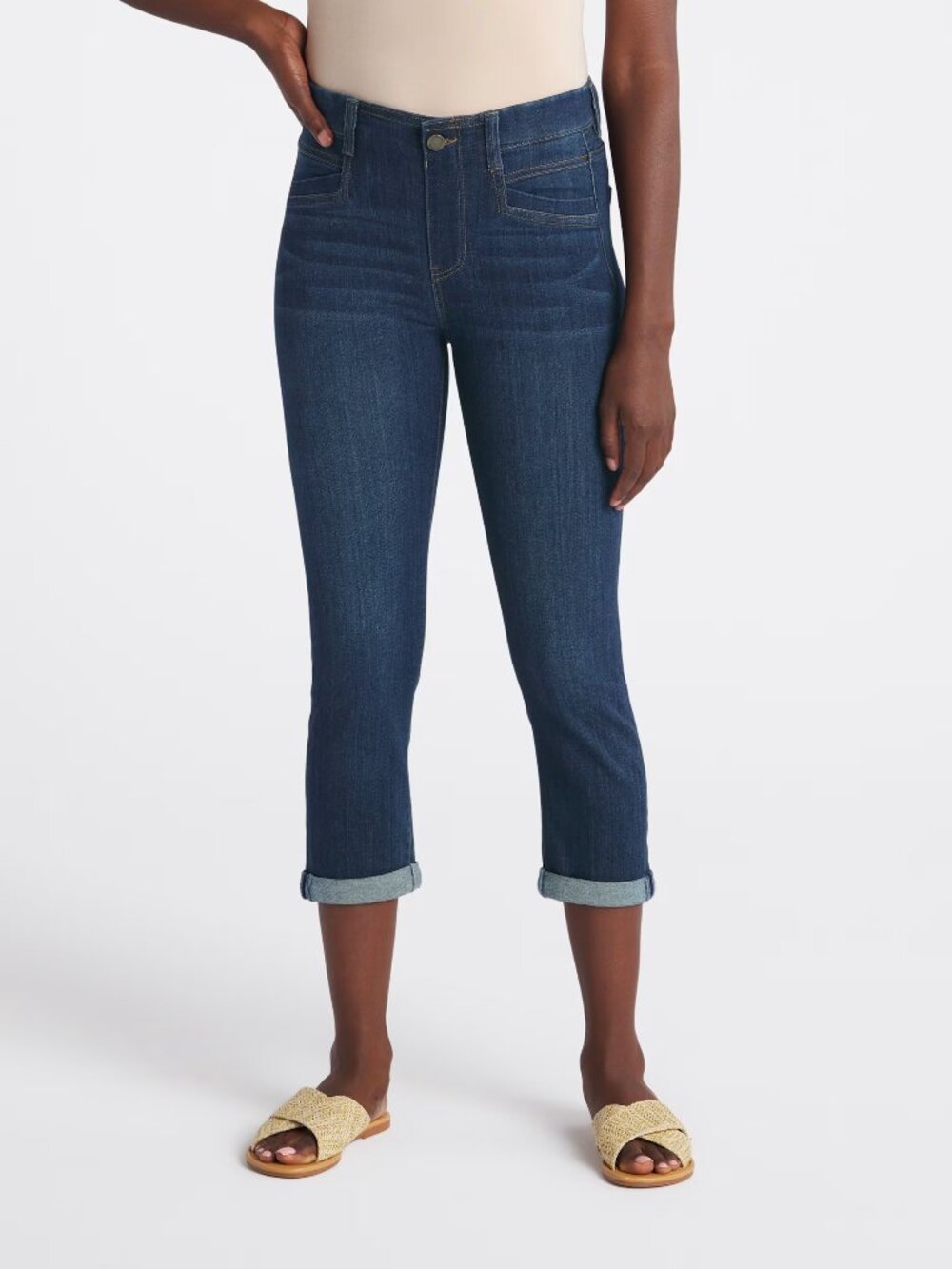Liverpool Gia Glider Pull on Crop Jean - 12/31 New!